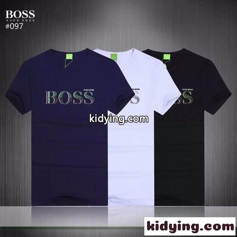 3色あり ロゴ 着心地いい 春夏 合わせやすい ヒューゴ・ボス tシャツ コピー 半袖 トップス 定番 クルーネック 人気-0