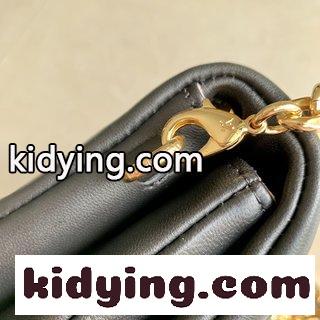 ルイ・ヴィトン バッグ 人気コピー チェリーパウダーのPochette Coussinチェーンバッグ 綿羊の皮をエンボスする-0