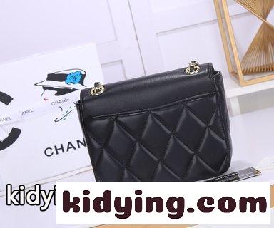 ​シャネル バッグコピー 全皮chanelシャネル 2021新型牛皮小香風菱格チェーンバッグ 片肩斜めショルダーバッグ-3