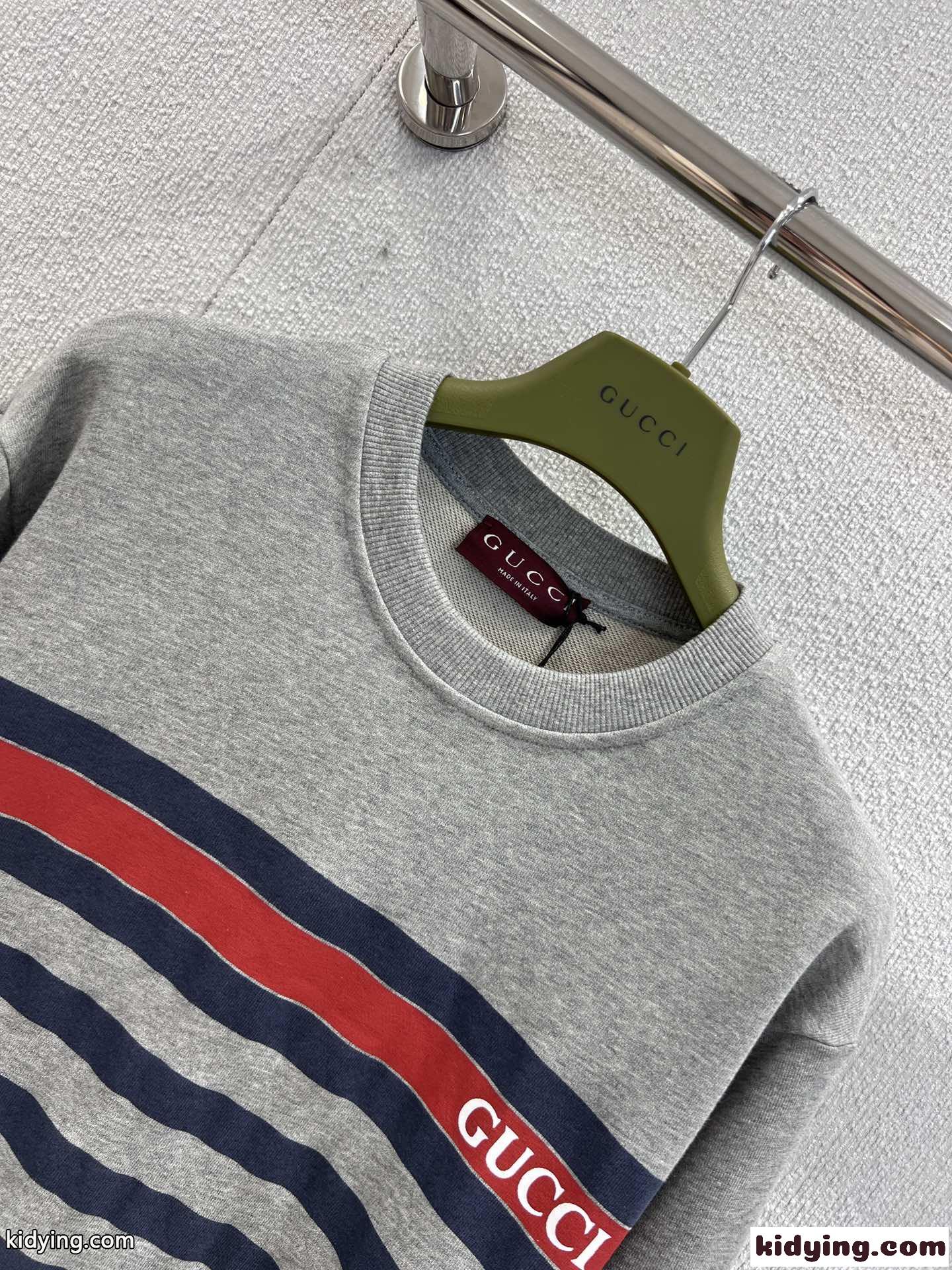 グッチ Tシャツ 偽物 カジュアル コットン スウェットシャツ クルーネック-1