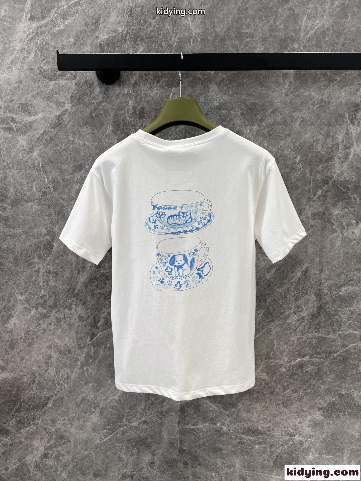 定番 カジュアル 可愛い プリント 半袖Tシャツ グッチ Tシャツ コピー コットン-2