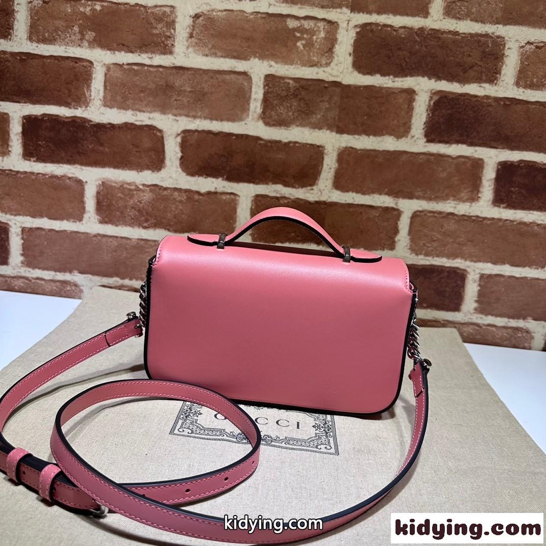 Petite GG ミニ ショルダーバッグ グッチ バッグ コピー レディース ファッション ピンク-2