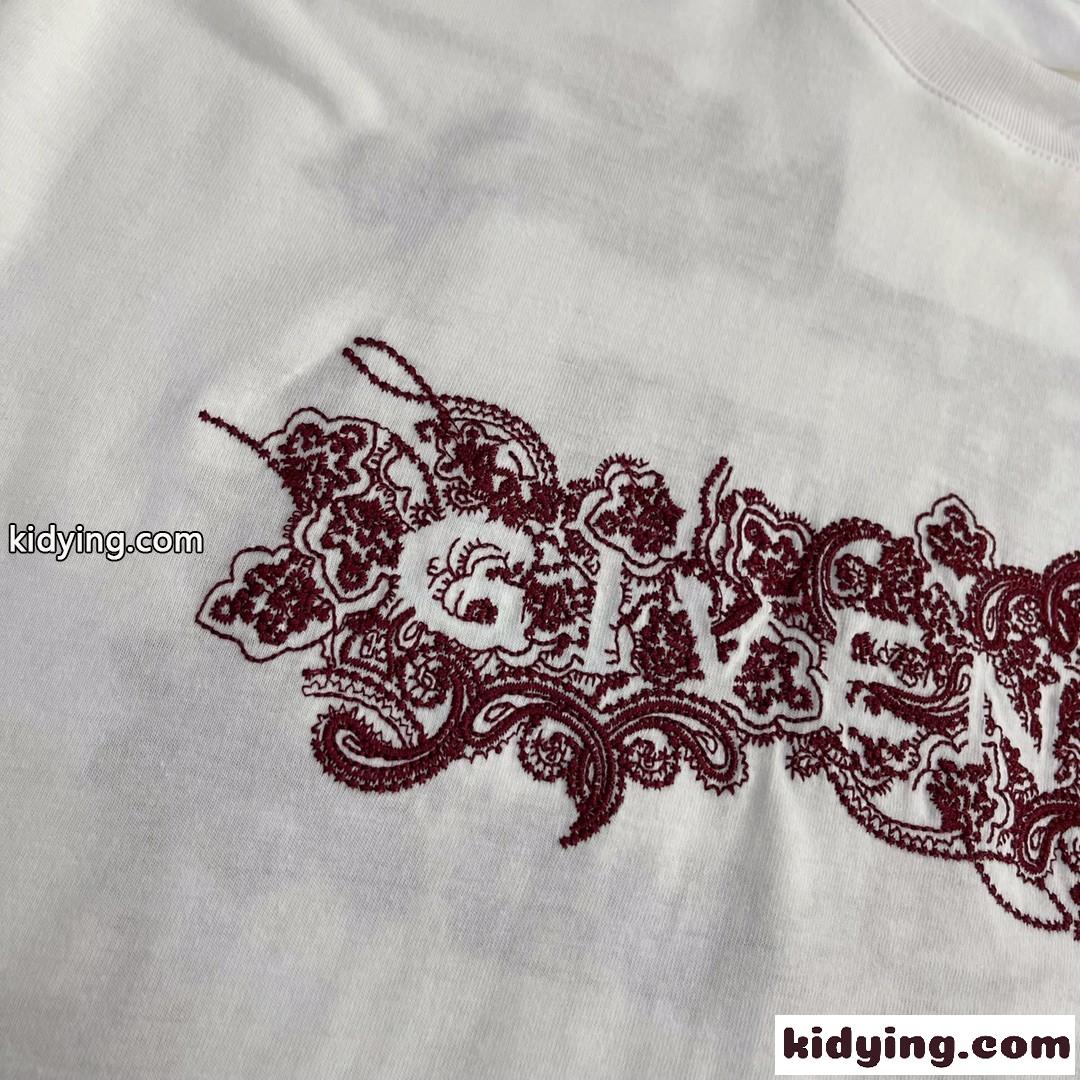 ベーシック カジュアル おしゃれ ロゴ ジバンシィ Tシャツ コピー 半袖 トップス クルーネック コットン-4