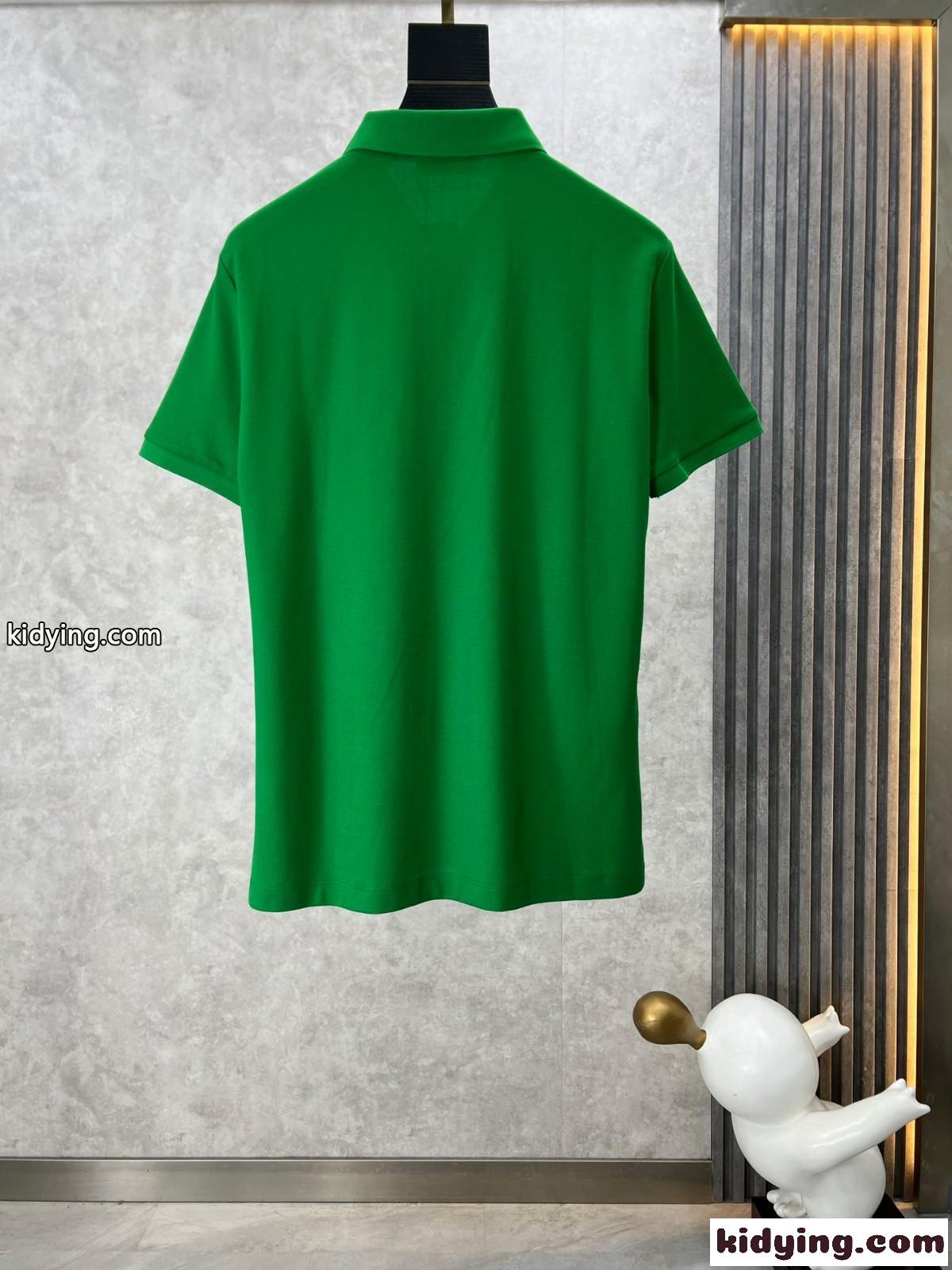 洗練された サルヴァトーレ・フェラガモ 半袖Tシャツ コピー ポロシャツ グリーン-0