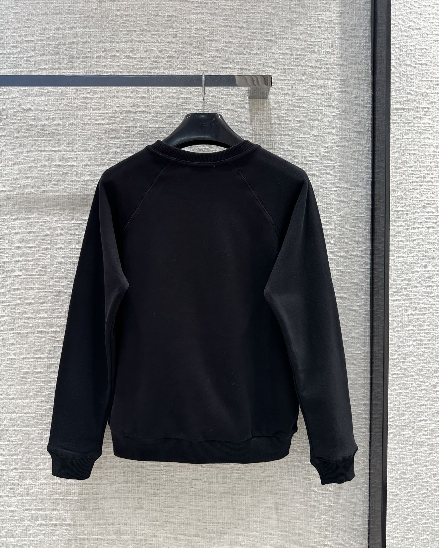 ロゴプリント クルーネック コットント レーナー セリーヌ Tシャツ コピー ブラック-4