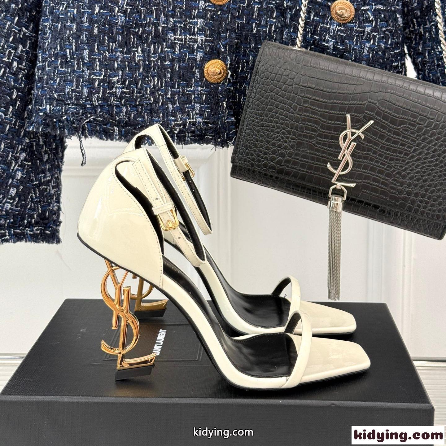 注目される♪イヴ・サンローラン サンダル スーパーコピー YSL ハイヒール ホワイト-1