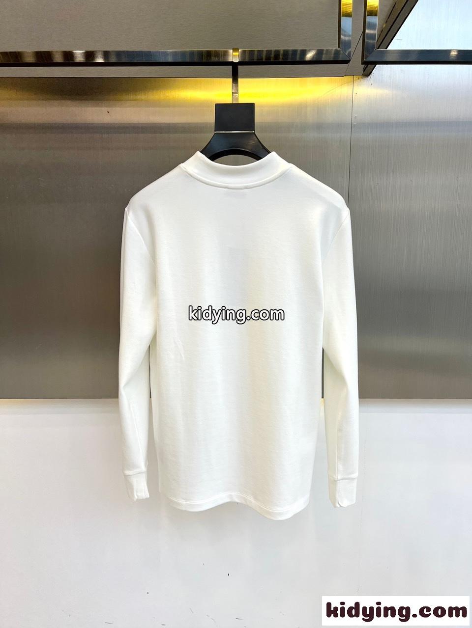 人気 DIOR AND STONE ISLAND 長袖Tシャツ クリスチャン・ディオール Tシャツ コピー ホワイト-3