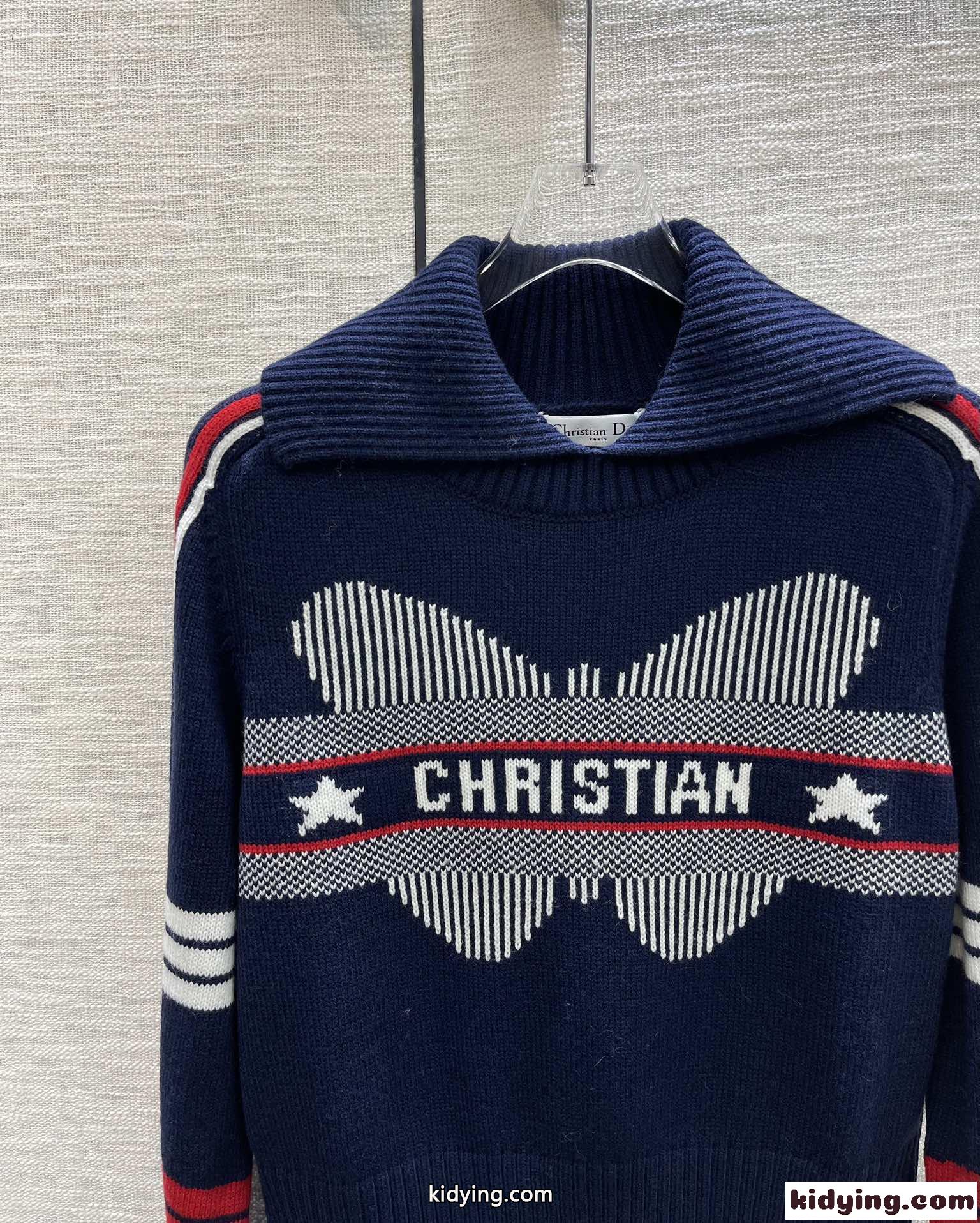 DIORALPS スタンドカラー セーター クリスチャン・ディオール セーター コピー-2