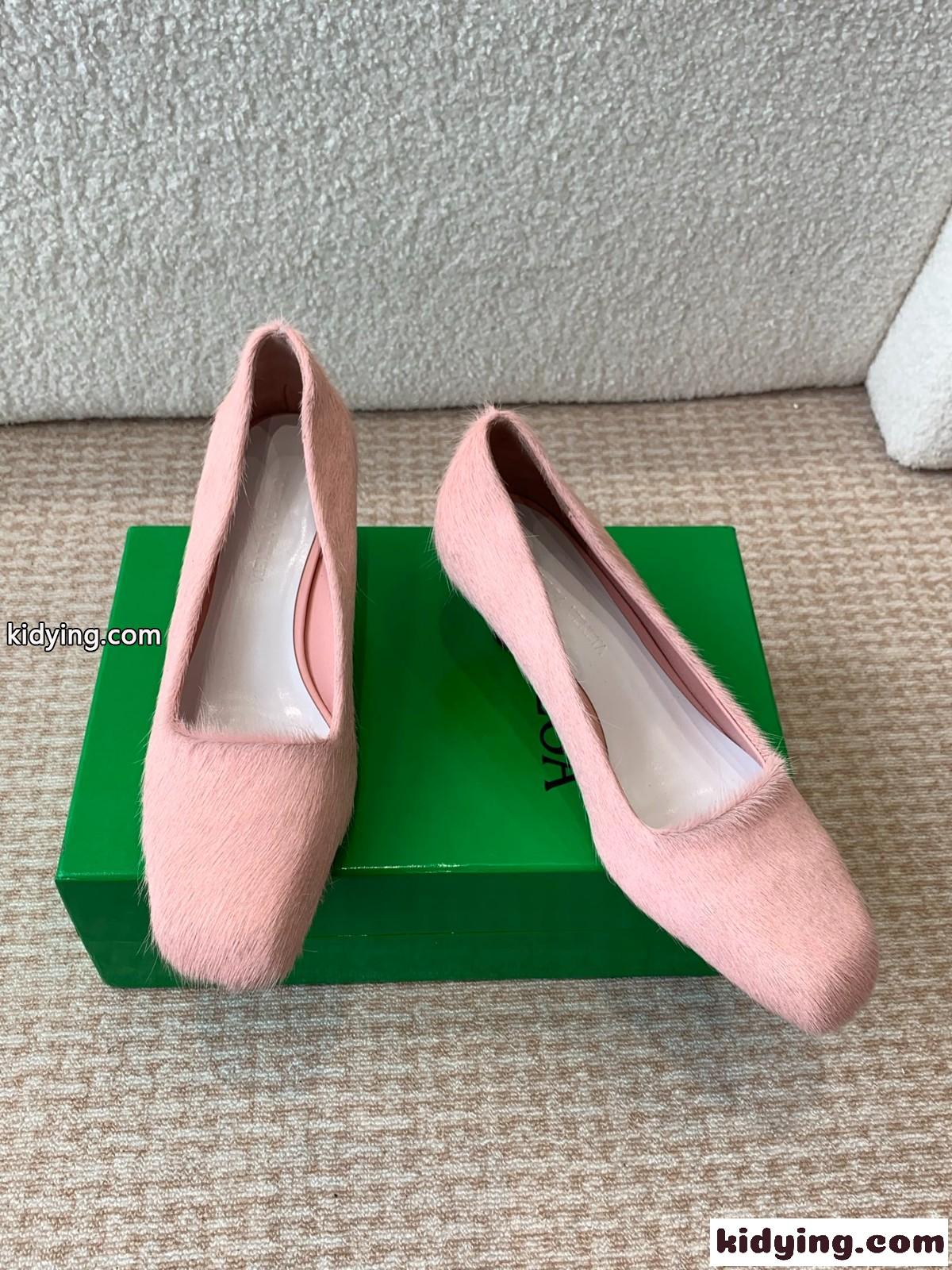 ボッテガ・ヴェネタ ブーギー パンプス スーパーコピー レディースシューズ ピンク-1