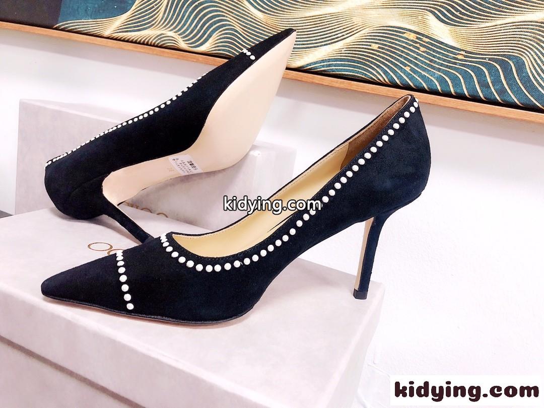 Jimmy Choo 新品工芸真珠の単品 JCのハイヒールのラインはいつもあなたを好きにさせるだけで抵抗できません ジムシューズ レディース コピー-0