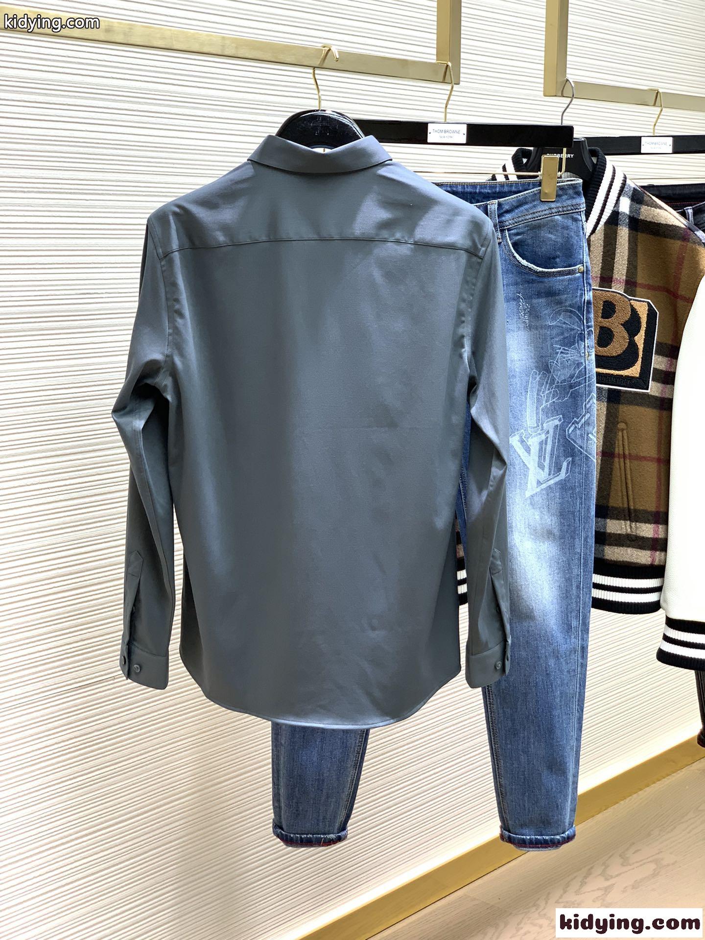 洗練された 上品 カジュアル 長袖 メンズ トップス エルメネジルド・ゼニア シャツ コピー-3