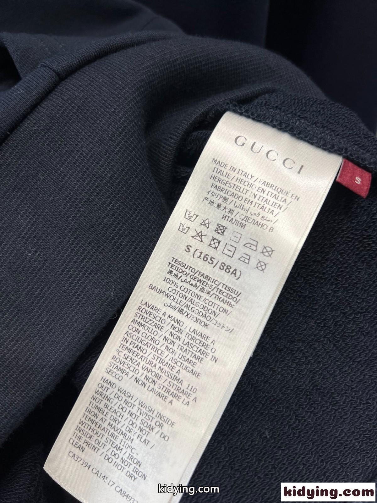 コットン ハーフジップ スウェットシャツ グッチ Tシャツ コピー カジュアル-4