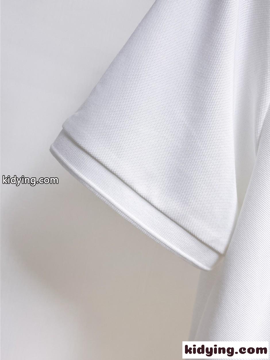 カジュアル 洗練された ロゴ入り ポロシャツ アルマーニ Tシャツ 偽物 ホワイト-3