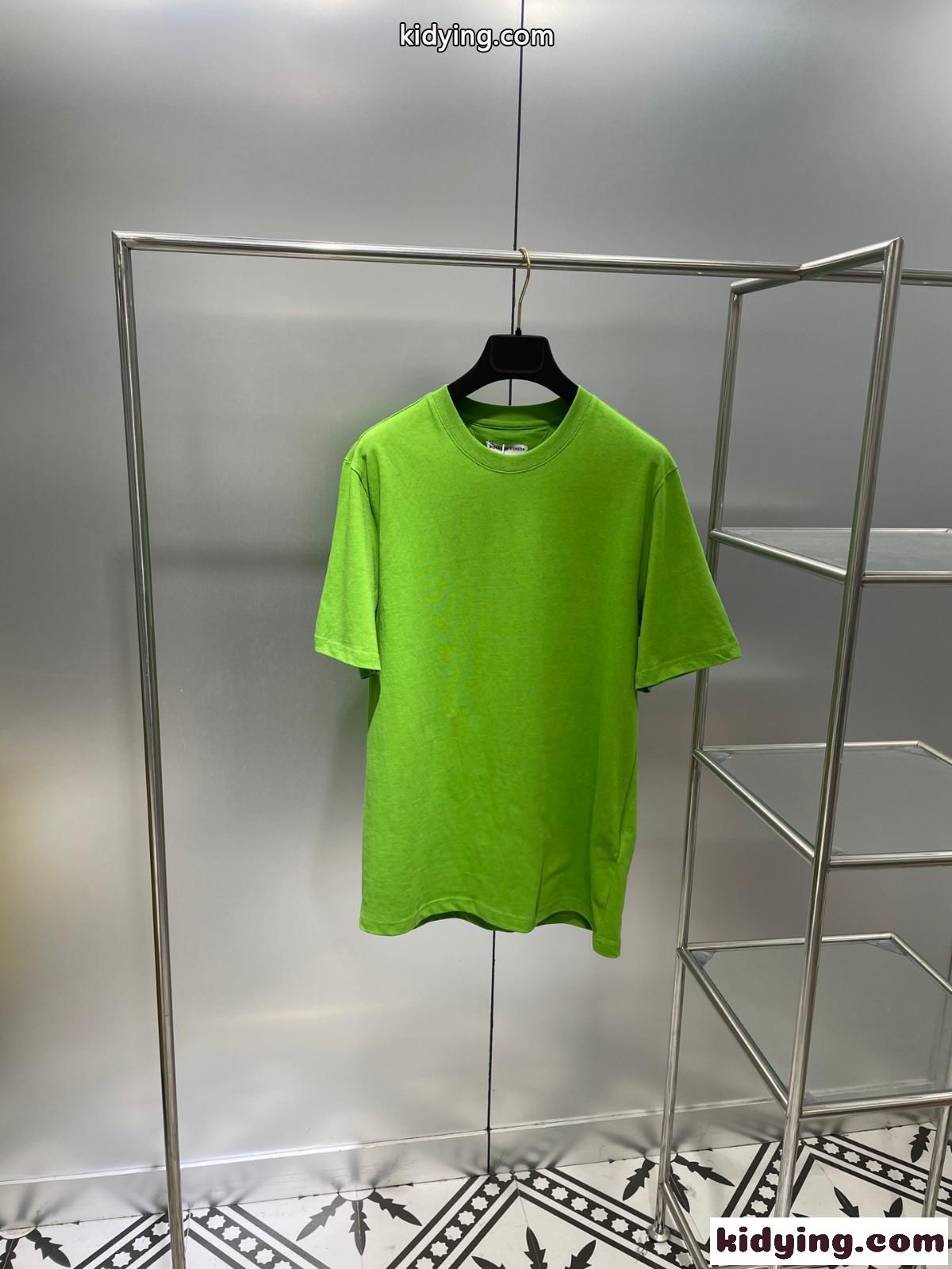 シンプル カジュアル 無地 ゆったり ボッテガ・ヴェネタ Tシャツ コピー 半袖 コットン トップス-0
