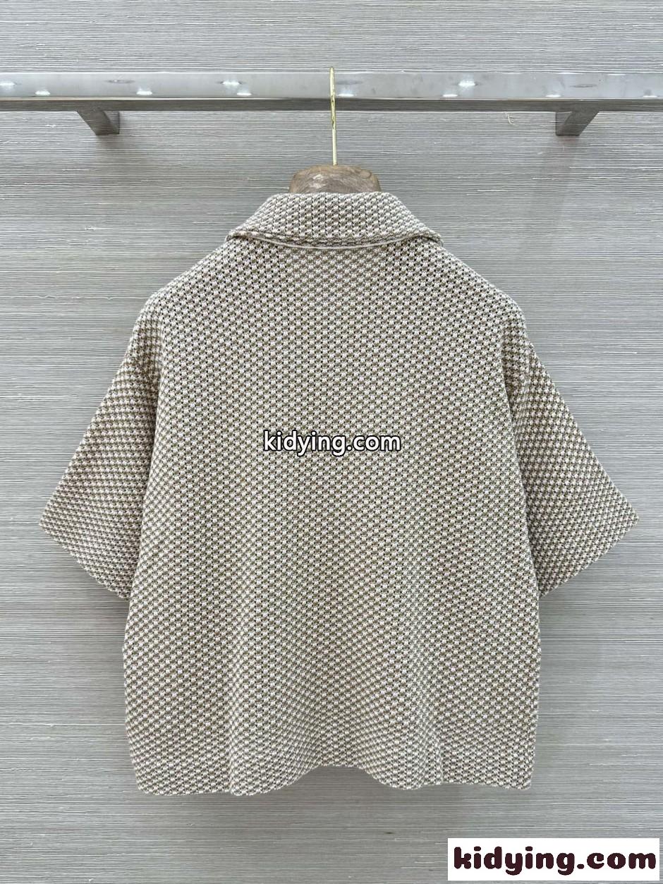 カジュアル コットン ポロシャツ ミュウミュウ Tシャツ 偽物 合わせやすい-4