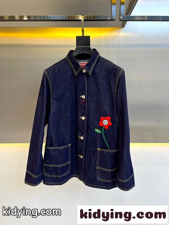 KENZO RUE VIVIENNE デニム ワークウエア ジャケット ケンゾー ジャケット コピー-0