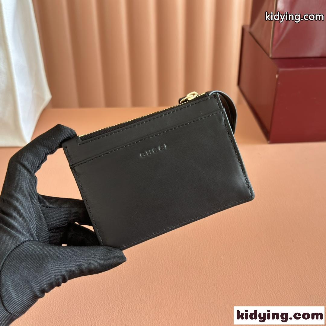 人気 ダブルG キーケース グッチ 財布 スーパーコピー 837747 ブラック-1