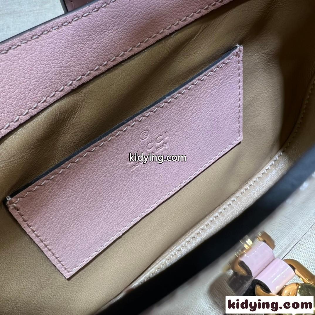 GUCCI グッチ ジャッキー 1961 スモール ショルダーバッグ スーパーコピー ピンク-4