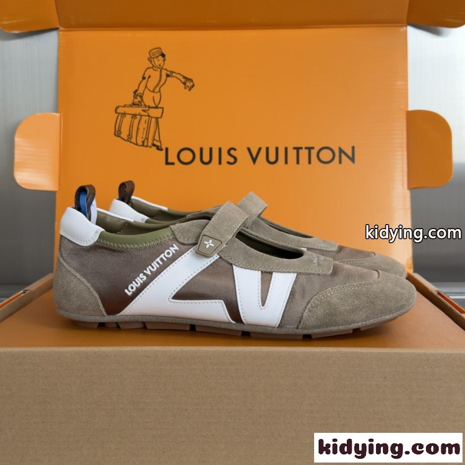 LV スニーカリーナ メリージェーン ルイ・ヴィトン スーパーコピー レディースシューズ ブラウン-0