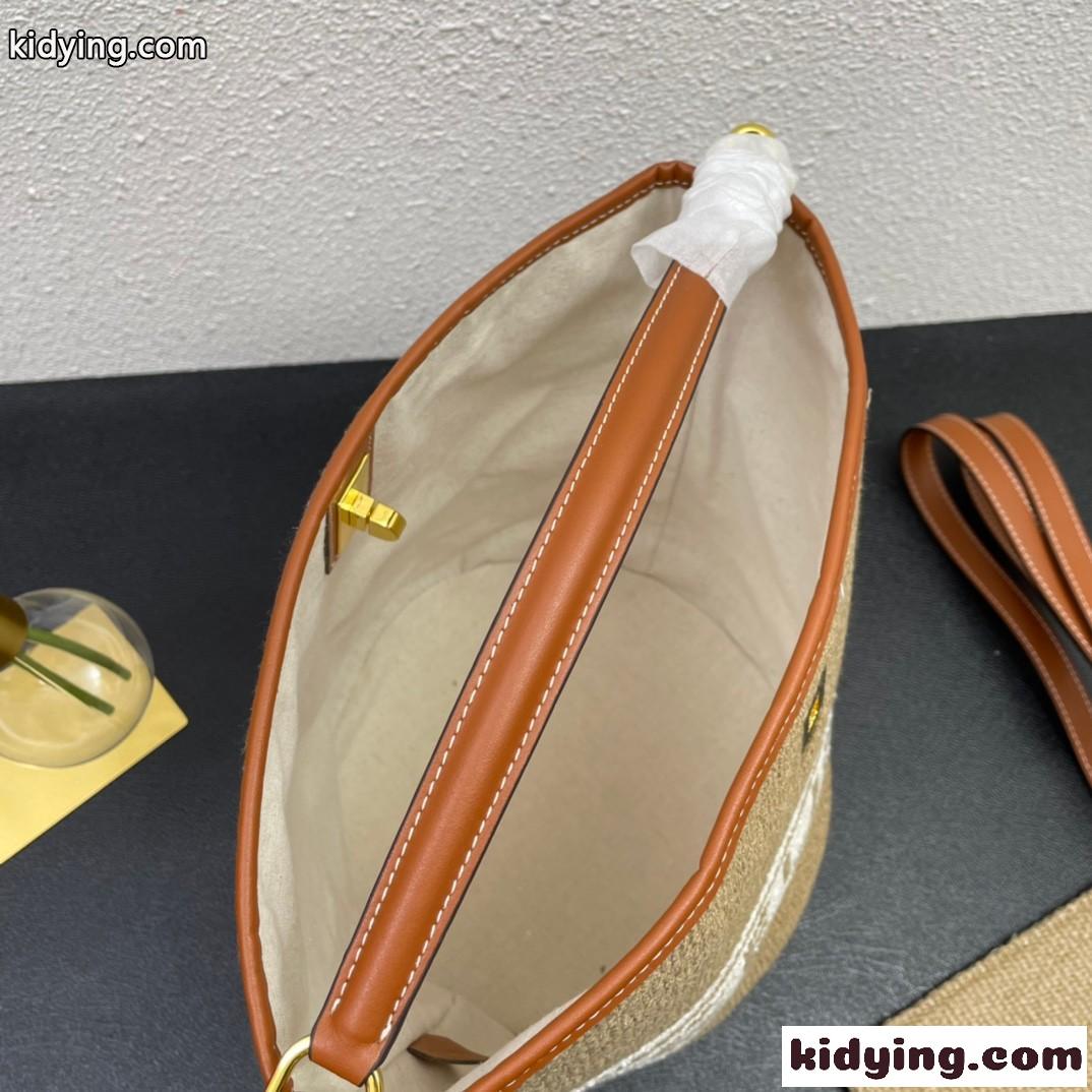 CELINE セリーヌ ロゴ 16セーズ 2WAY バケット ショルダーバッグ スーパーコピー-4
