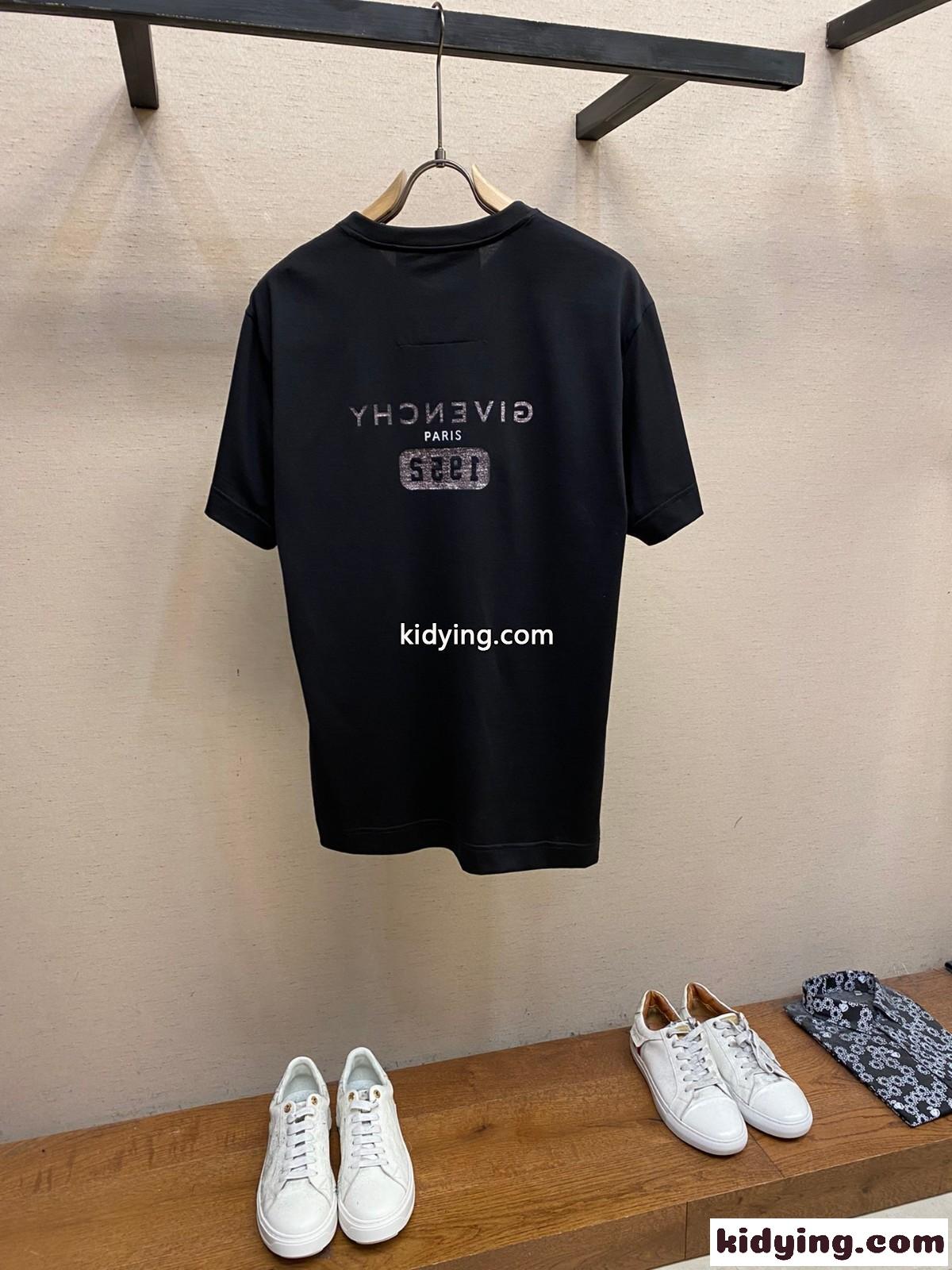 ベーシック おしゃれ ロゴ プリント ジバンシィ Tシャツ コピー 半袖 トップス-2