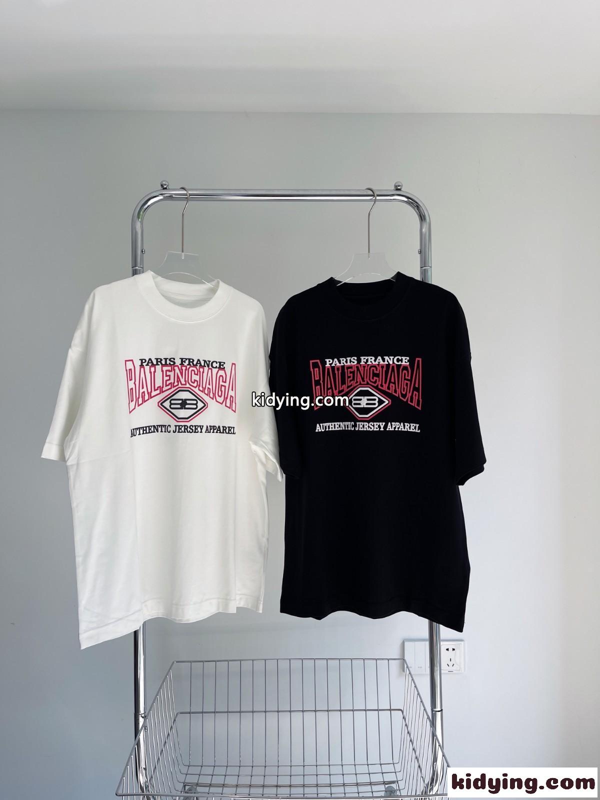 バレンシアガ 半袖tシャツ コピー 春夏 レディース トップス ゆったり 人気 おしゃれ カジュアル クルーネック ロゴ-0