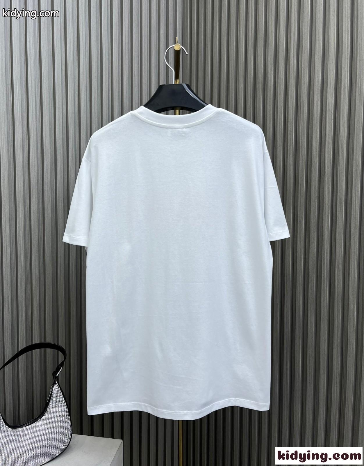 シンプル ロゴ オーバーサイズ 半袖Tシャツ セリーヌ Tシャツ コピー コットン-2