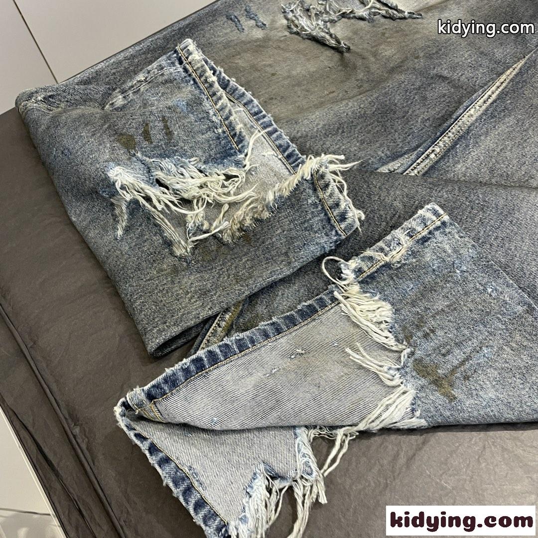 ユニセックス 人気 オーバーサイズ バレンシアガ BAGGY パンツ コピー ジーンズ-4