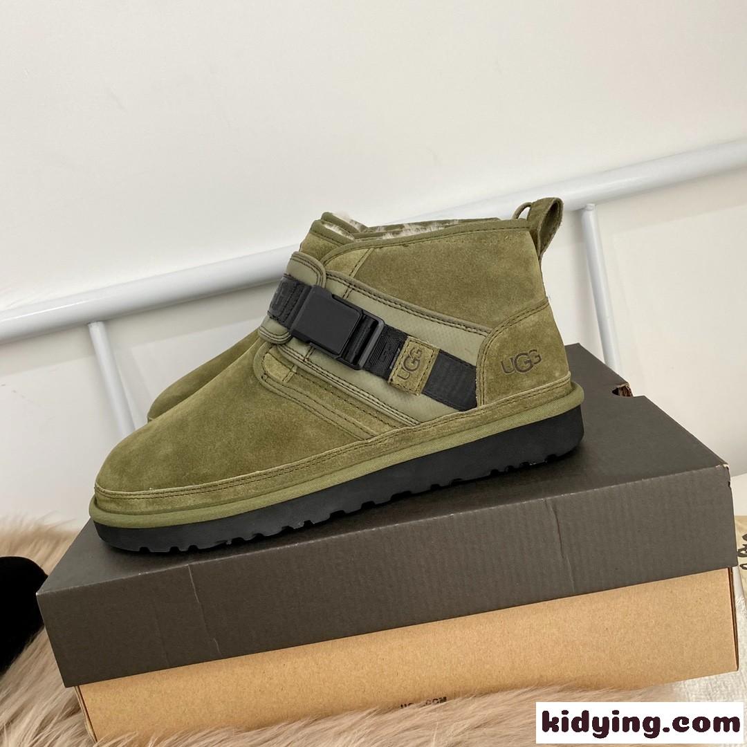 人気◆UGG Neumel Snapback ニューメル スナップバック ブーツ 偽物 グリーン-0