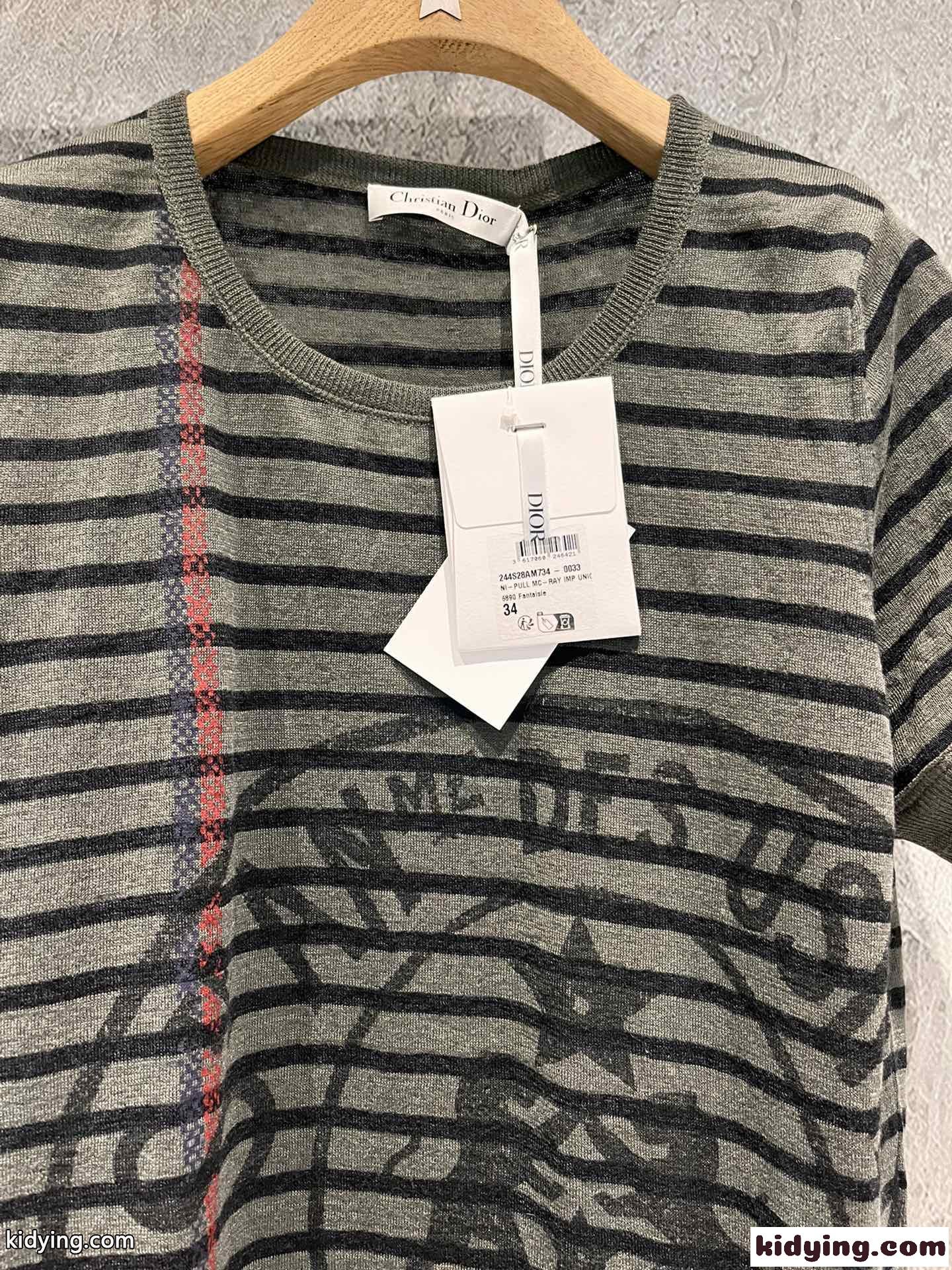 Dior Union ウール・カシミヤ・シルク ニット クリスチャン・ディオール Tシャツ コピー-2