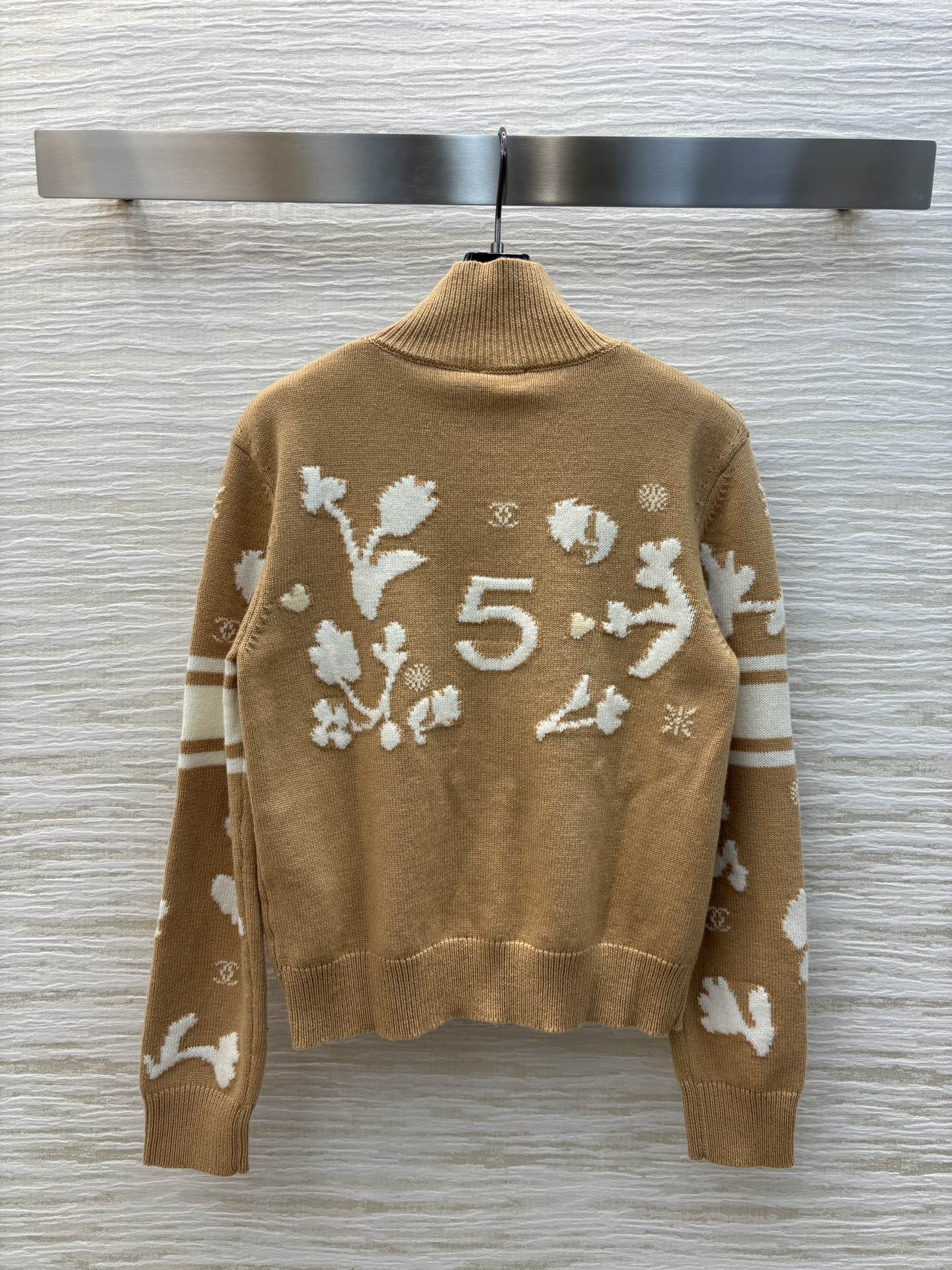カシミヤ ニット ハイネック プルオーバー シャネル セーター コピー カジュアル-3
