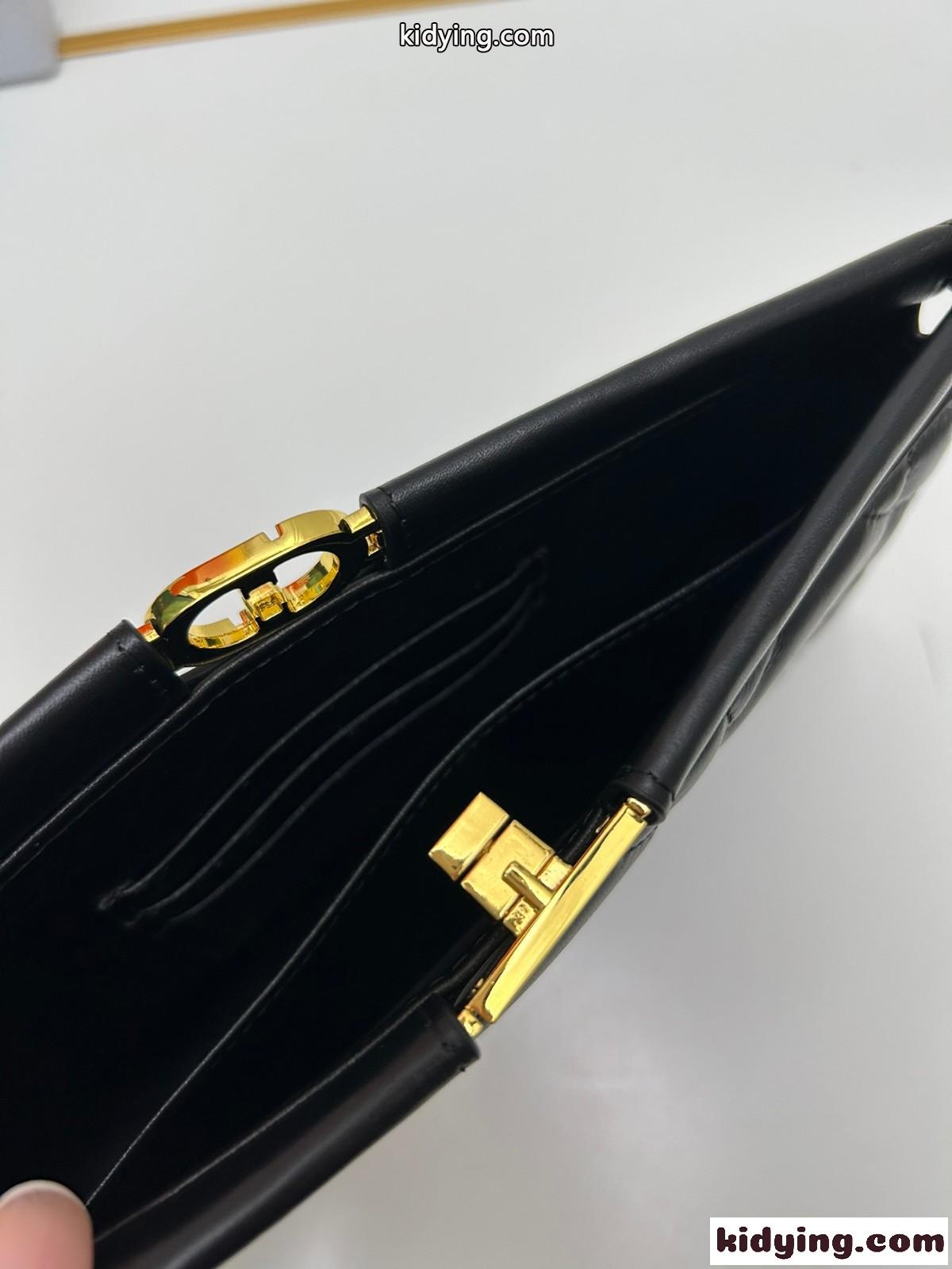 23新作 上品 エレガント Dior クラッチ クリスチャン・ディオール バッグ コピー ブラック-4