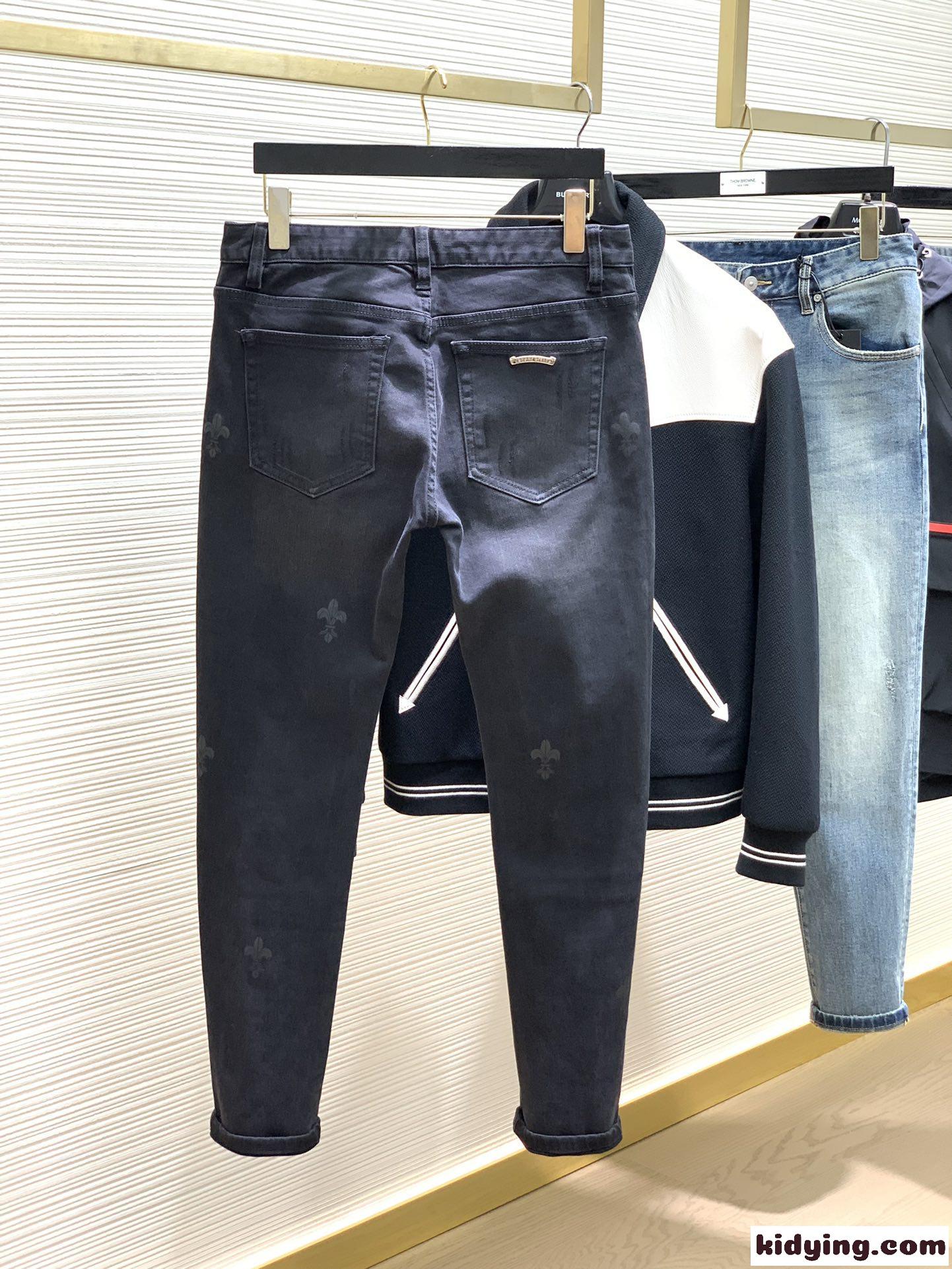 クロムハーツ ジーンズ コピー メンズ おしゃれ カジュアル 合わせやすい デニムパンツ-3