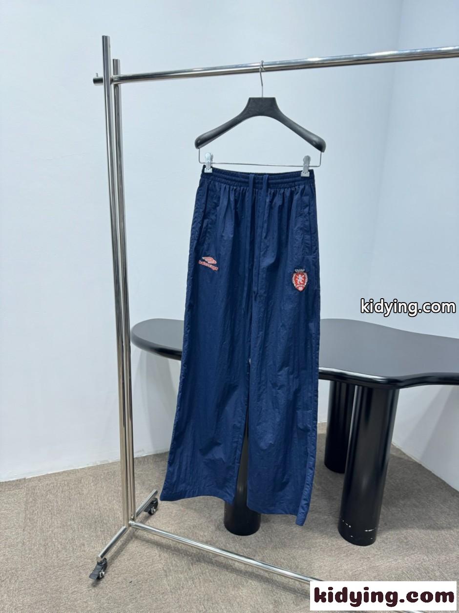 カジュアル トラックスーツパンツ バレンシアガ パンツ コピー ブルー-0