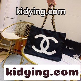 シャネルChanel 帆布買い物袋 独占実写 新品 シャネル買い物袋 コーナーのヒット ショーウインドー 好きな女性はしっかりと自留します-1