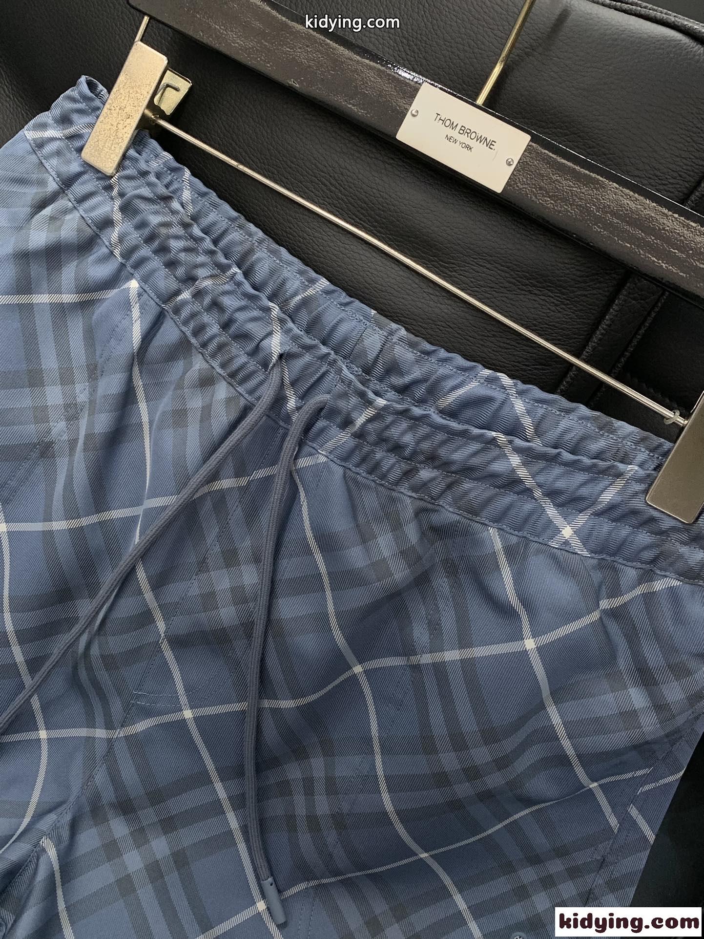 定番 チェック柄 ショートパンツ バーバリー パンツ コピー グレー-2