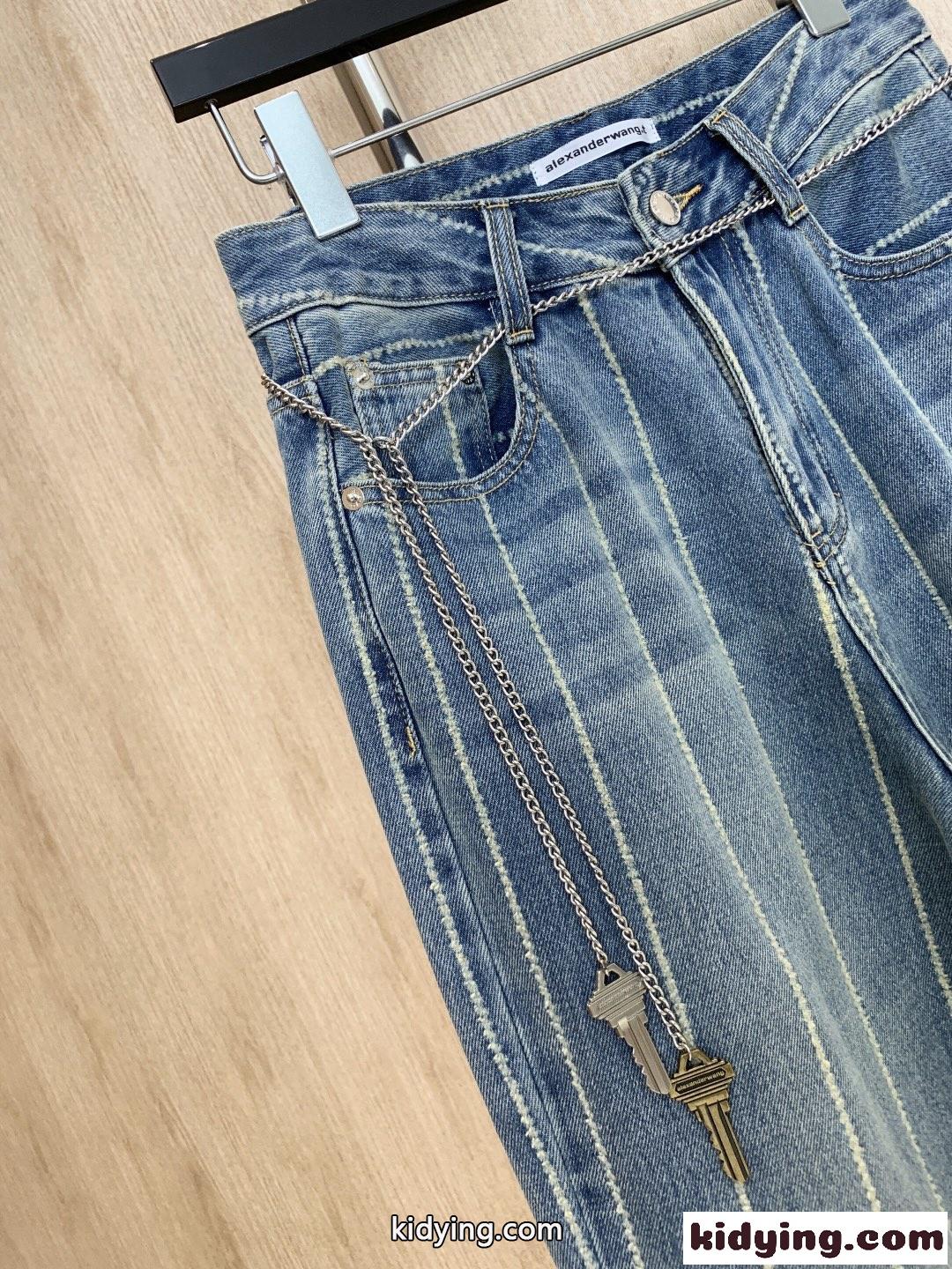 アレキサンダーワング ジーンズ コピー お洒落 合わせやすい デニムパンツ-4
