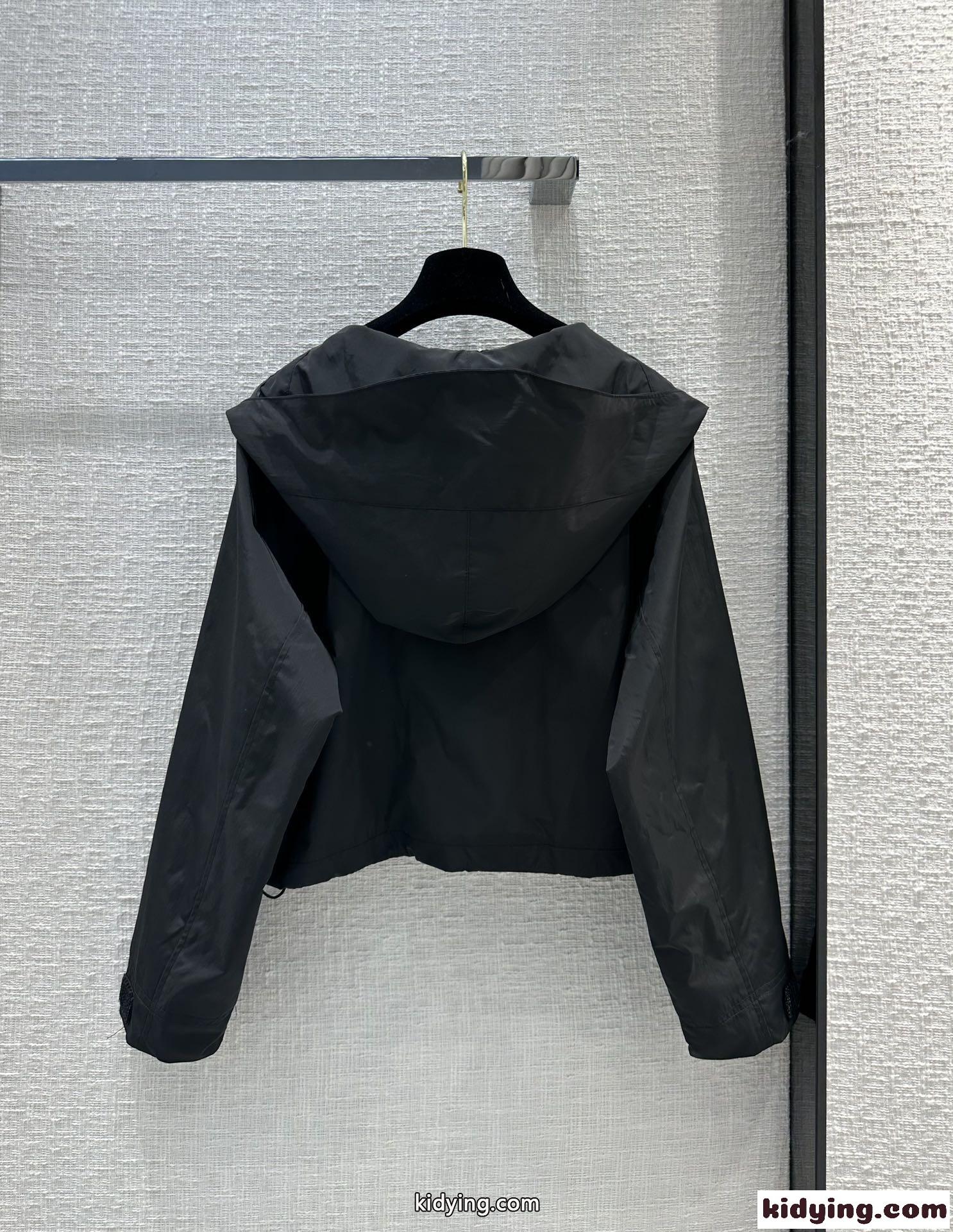 カジュアル おしゃれ フード付き ウィンドブレーカー フェンディ ジャケット コピー 長袖-5