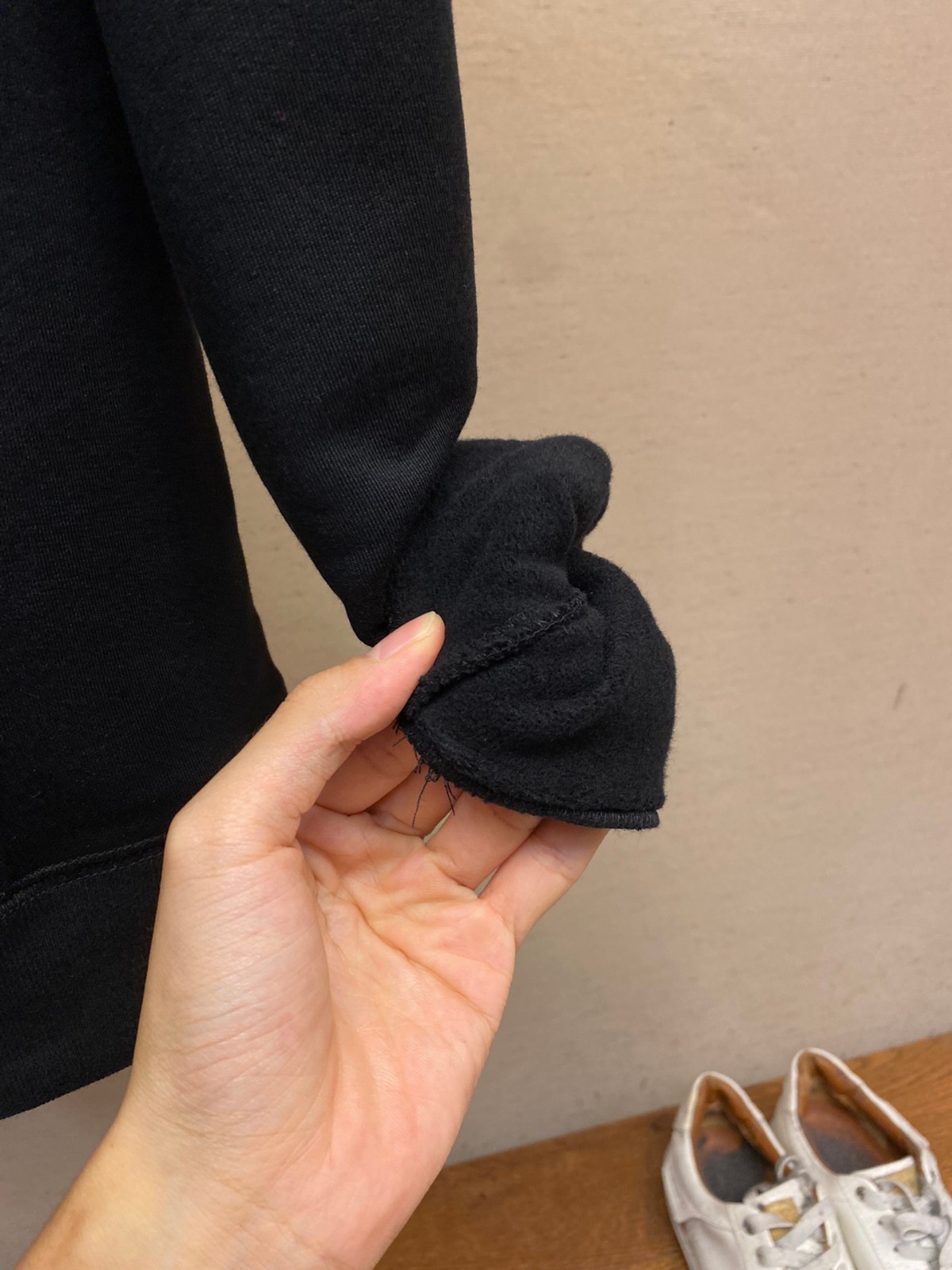 おしゃれ ハーフジップ クロムハーツ パーカー コピー ロゴ 刺繍 男女兼用 ブラック-2