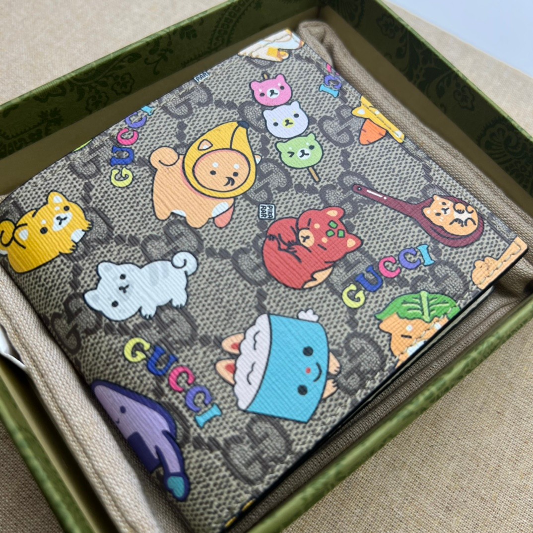 GUCCI アニマル プリント カードケース ウォレット グッチ 財布 コピー 736755-2