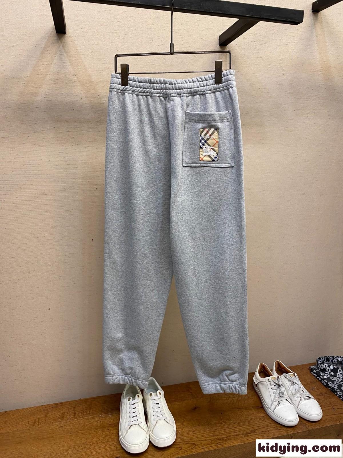 バーバリー パンツ コピー カジュアル ジョギングパンツ ロングパンツ グレー-0