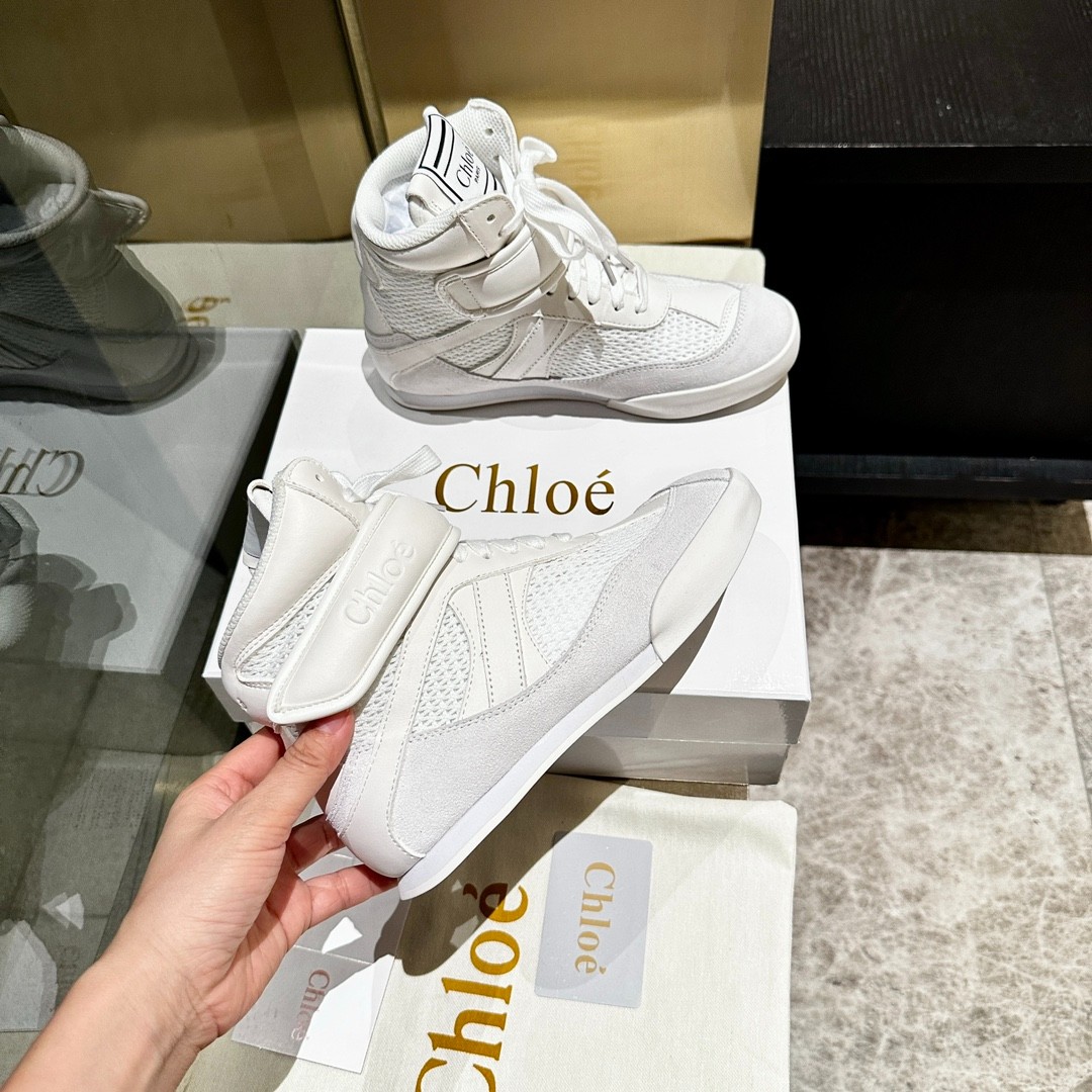 クロエ スニーカー スーパーコピー CHLOÉ KICK ハイトップ スニーカー-2