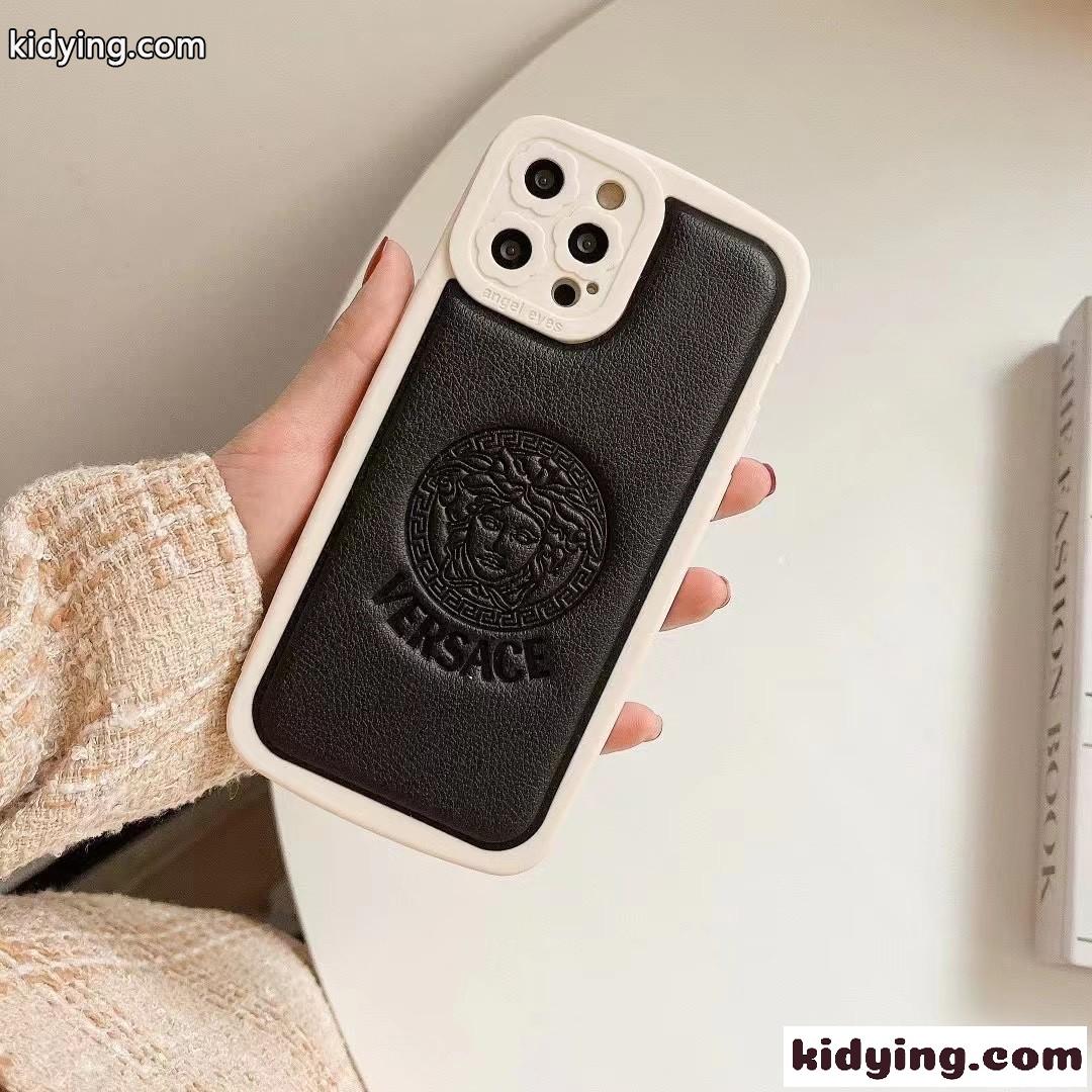5色あり 可愛い おしゃれ レザー 携帯カバー ヴェルサーチェ アイフォンケース コピー スマートフォンケース-5