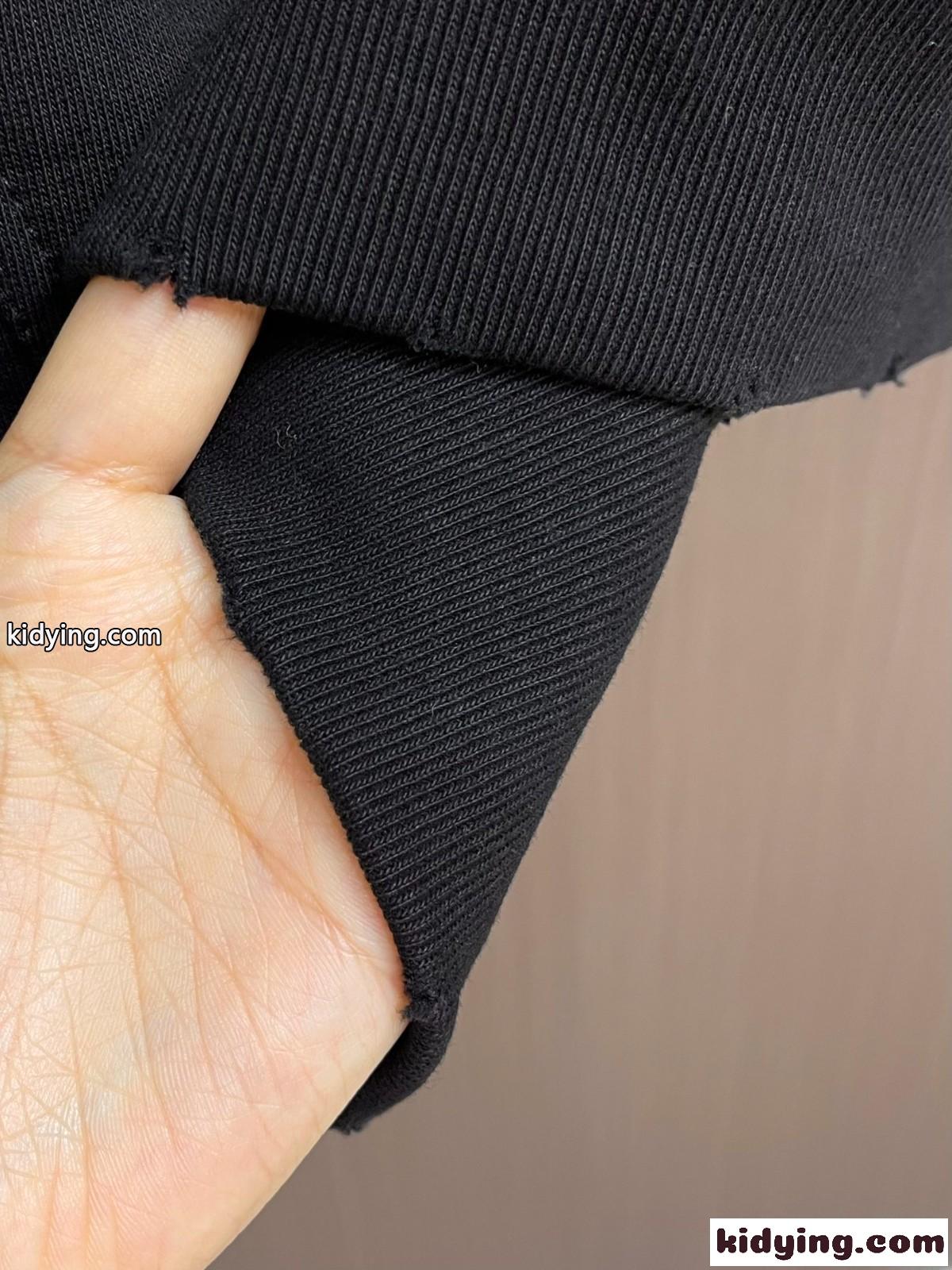 バレンシアガ パーカー コピー AI GENERATED HOODIE オーバーサイズ ユニセックス ブラック-4
