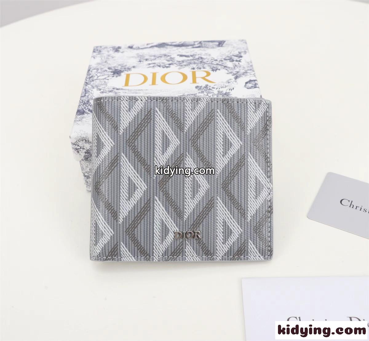 CD Diamond キャンバス 2つ折りウォレット クリスチャン・ディオール 財布 コピー-2