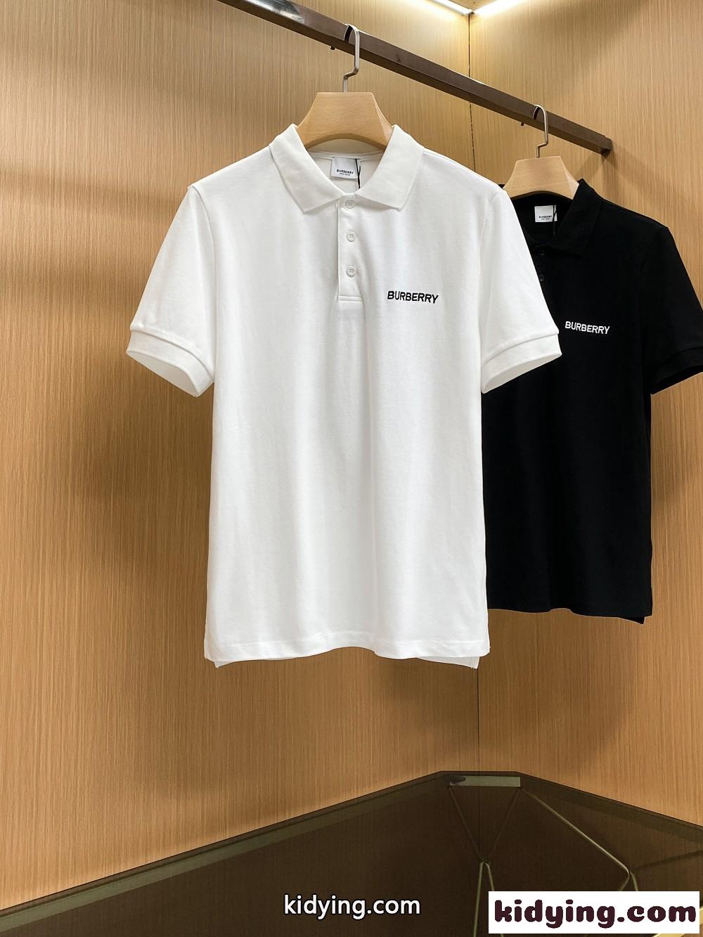 おしゃれ 人気 モノグラムモチーフ コットンピケ バーバリー Tシャツ コピー 半袖 ポロシャツ-0