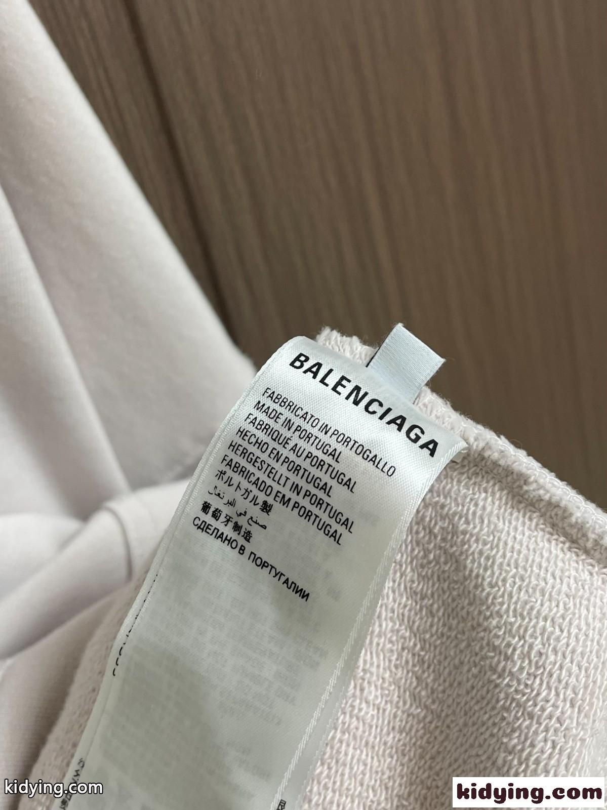 ユニセックス 3B Liquified Hoodie バレンシアガ パーカー コピー ホワイト-4