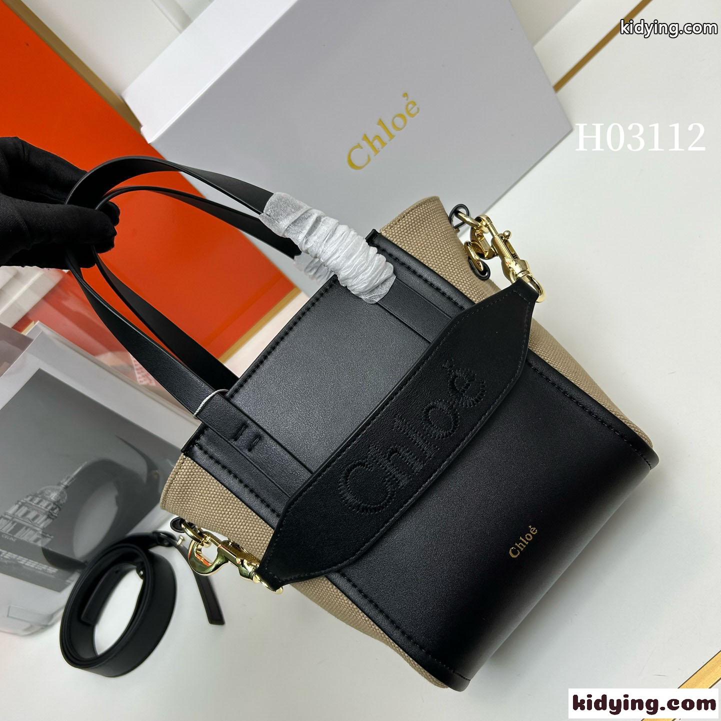 CHLOE SENSE トートバッグ クロエ バッグ コピー ショルダーバッグ ブラック-2