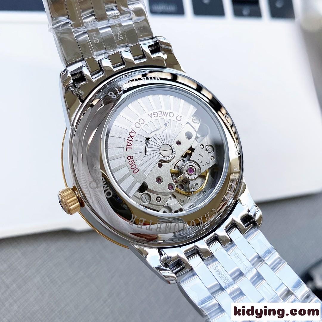シンプル 40mm 自動巻き ビジネス おしゃれ オメガ 時計 コピー 人気 メンズ 腕時計-4