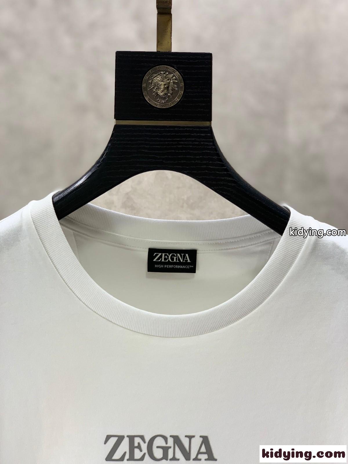 ZEGNA X NORDA プリントコットン 半袖 Tシャツ エルメネジルド・ゼニア Tシャツ コピー ホワイト-2